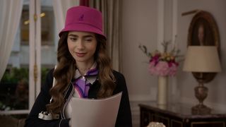 Carlson Young - Emily in Paris s01e07 (2020) actress boobs scene