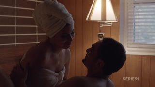 Evelyne Brochu, Claudia Ferri - La Marraine s01e03-04 (2014) celebrity nude videos