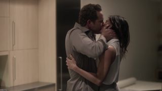 Cindy Sampson nude from short sex scene to TV Show "Rogue" s03e01 (2015)