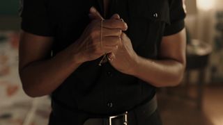 Lisa Edelstein, Gina Torres - 9-1-1 Lone Star s02e01 (2020) celebs a topless scene from the movie