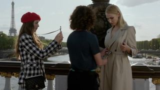 Alexandra Turcan - Emily in Paris s01e03 (2020) actress naked boobs