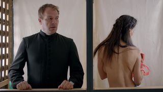Zsuzsanna Ripli - A mi kis falunk s04e01 (2020) Naked actress in a movie scene