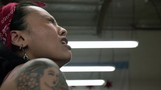 Levy Tran - Shameless s08e05 (2017) Naked of staging scene