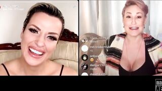 Ryan Keely on Instagram Live with Laura Desiree of Nude News!