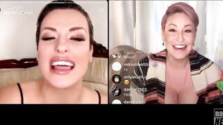 Ryan Keely on Instagram Live with Laura Desiree of Nude News!