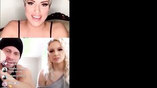 Seth Gamble & Kenzie Taylor go on Instagram Live with Nude News!