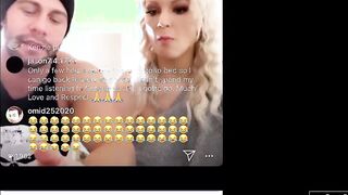 Seth Gamble & Kenzie Taylor go on Instagram Live with Nude News!