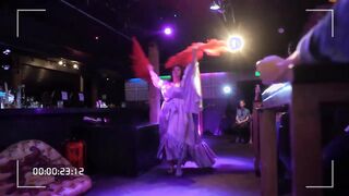 Giant Jugged PLUMPER nymph dancing in a motel in Los Angeles