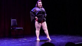 Lillian Bustle's YES interactive burlesque activity, Alterna-TAUNT Ta-Ta's awards 2016