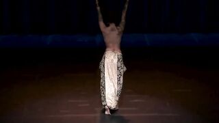 Sara Lyn performs Tribal Fusion Stomach Dance in FISSION