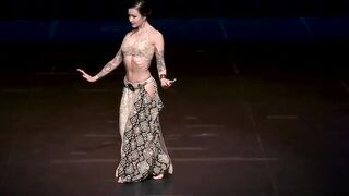 Sara Lyn performs Tribal Fusion Stomach Dance in FISSION