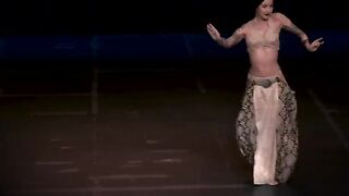Sara Lyn performs Tribal Fusion Stomach Dance in FISSION