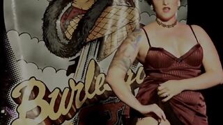 Classic Burlesque Action Performed by Freya West