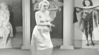 Burlesque dancer - Mary Ann Marshall in Mambo Bongo (c.1950s)