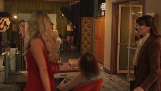 Jessica Lowe, Trishna, Courtney Hawkins, Kim Senser, Ophelia Lovibond - Minx s01e01-02 (2022) Topless Scene