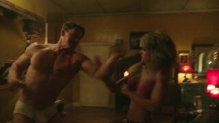 Crystal Mudry, Alison Araya sex and nude scenes - Peacemaker s01e01-02 (2022)