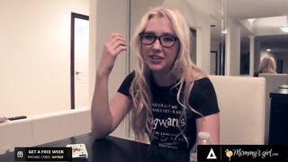 MOMMYSGIRL Super-Fucking-Hot Light-Haired Spends Her Prom Night With Her Muddy Stacked Stepmom BEHIND THE SCENES