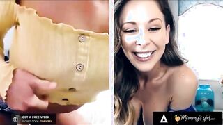 MOMMYSGIRL Hungry Emma Hix And Stepmom Cherie DeVille Share Their Humid Gash On Webcam