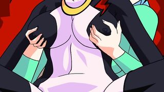 Friday Night Funkin Cartoon Mother Mearest and Beau's Mother Rock Hard Pounding with a Faux-Cock On Stage