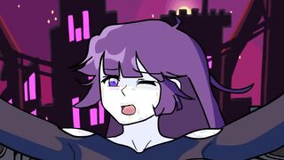 Friday Night Funkin Toon Lila COUGAR and Satan Lemon Having Firm Lovemaking On Stage