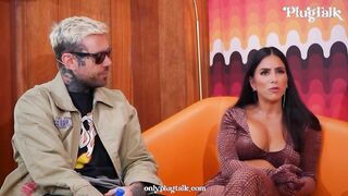 Gig 8: Adam22 and Lena the Buttplug lovemaking Savannah Bond during a Podcast
