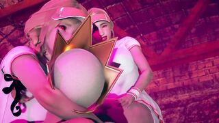 chick knight lose to monster ork - scene.8 Remake