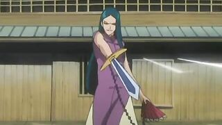 Rukia from Bleach pulverized