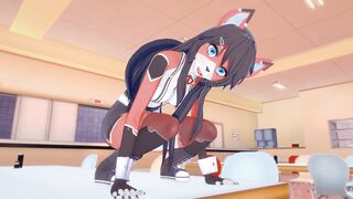 (THREE DIMENSIONAL Anime Porn)(Fur Covered) Hairy lovemaking