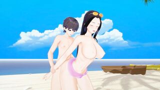 (3 DIMENSIONAL Manga Porn)(One Lump) Romp with Nico Robin