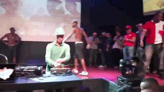 DOLL LINGERS BARE ON STAGE AT MC MAGRINHO'S DEMONSTRATE