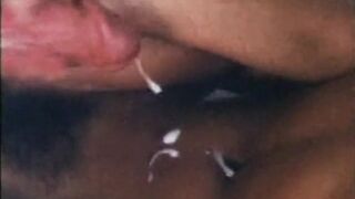 Retro Unshaved Big-Titted Japanese Damsel - Crimson-Super-Steamy Lubricant Massage & Sex Intercourse