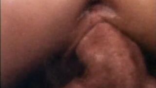 Retro Unshaved Big-Titted Japanese Damsel - Crimson-Super-Steamy Lubricant Massage & Sex Intercourse