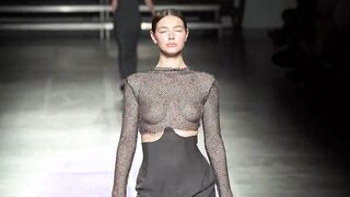 HOTTEST Lingerie event Naked fashion show Sexy Model on the catwalk