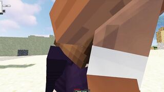 Sucked off by Jenny, then pounding her pussy from behind Minecraft - Jenny Sex Mod Gameplay