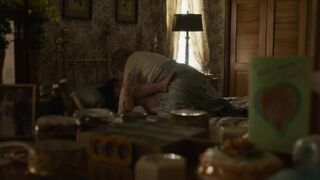 Elizabeth Olsen sexy - Love _ Death s01e01-02 (2023) sex scenes