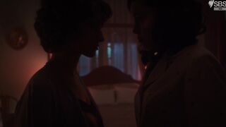 Michela De Rossi nude etc. in a sexy hot lesbian scenes - While the Men are Away s01e01-03 (2023)