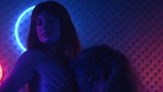 Jerking off to a Striptease Scene Madeline Boltinghouse nude, Kylie Gray Mask topless - Hightown s03e02 (2024)