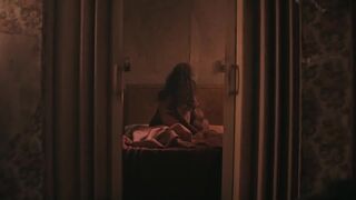 Michelle Dockery topless. This Town s01e06 (2024) Sex TV Show scene