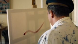 Monika Gindl topless from TV Show "Walking on Sunshine" s01e09 (2018). Nude Art