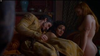 Josephine Gillan nude, Kristen Gillespie topless - GameofThrones s04e01 (2014) Hot scene