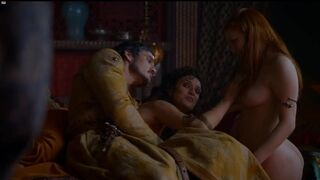 Josephine Gillan nude, Kristen Gillespie topless - GameofThrones s04e01 (2014) Hot scene