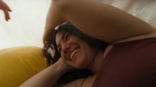 Ophelie Bau, Lola Bessis - Loving (2021) hot nude and lesbian kiss scene