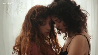 Sascha Ö. Soydan nude, Tanya Erartsin nude - Sevince (2016) Lesbian erotic scene
