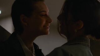 Lesbian Hot Scenes Sophie Desmarais, Nour Belkhiria sexy - Days of Happiness (2023) hot scenes