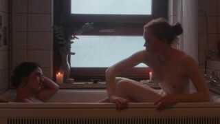 Marie Nadja Haller, Soma Pysall nude - Hysteria (2021) Lesbian Kiss and Nudity Scene (bathtube)
