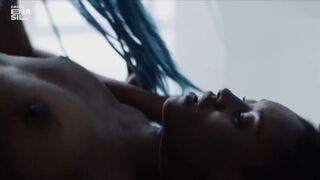 Camilla Damião, Ana Hilário nude - Mars One (2022) Lesbian Topless Scene from the movie