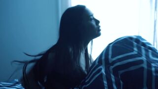 Aly Zhang sex, Alexandra Adornetto hot and Georgina Walker lesbian kiss scene. Boomerang (2018)