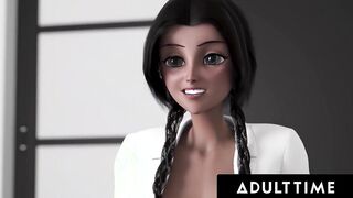 Cartoons Porn Show - Big Titty Futanari Sex Addict Gives Coworker