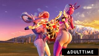 3D Futanari Femdoms Deliver FACIAL (F.U.T.A. SENTAI SQUAD)