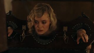 Madison Elise Rogers topless, Virginia Gardner, Isabel May nude. Retro BDSM Scene in TV Show - 1923 s02e05-06 (2025)